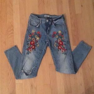 Embroidered Jeans